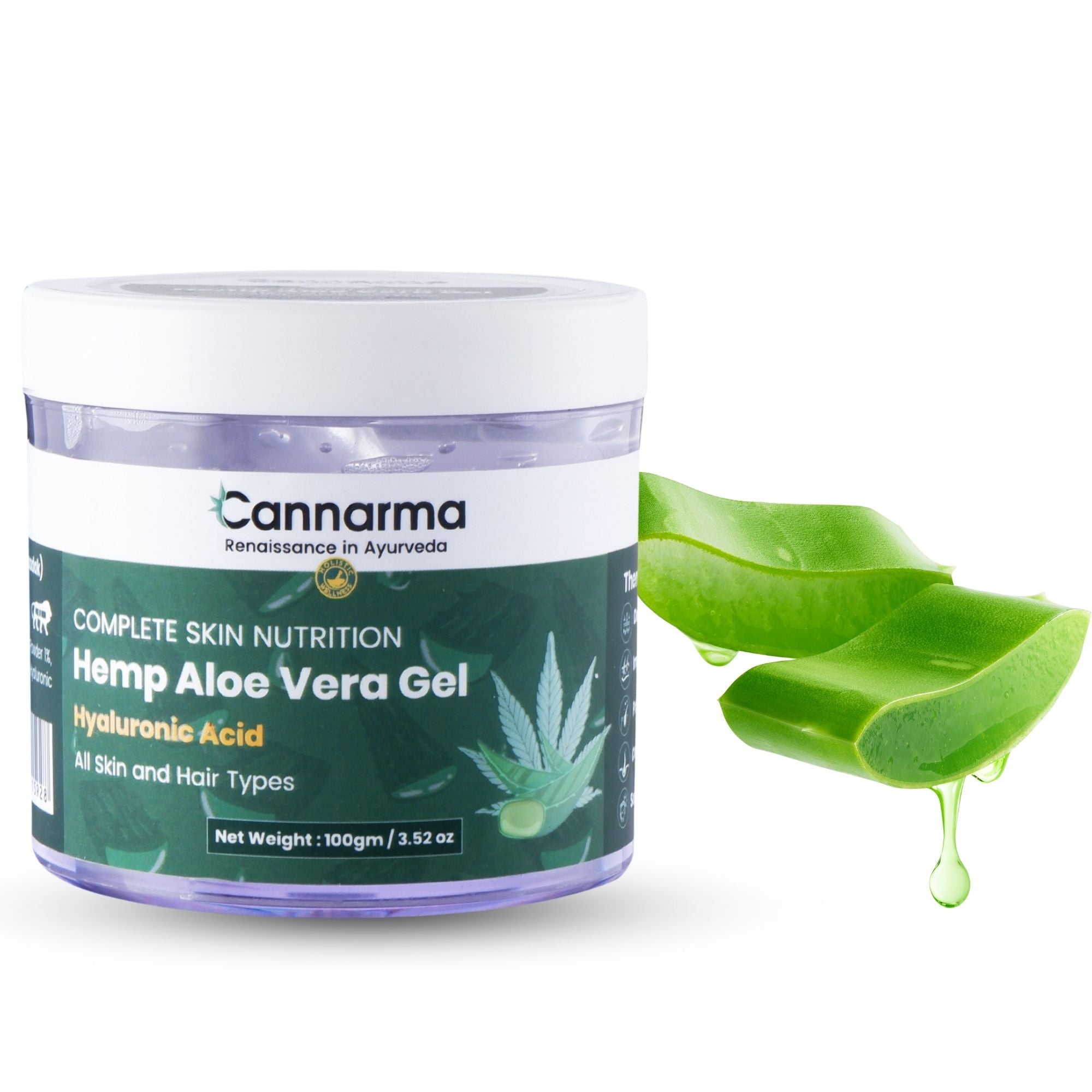 Cannarma Hemp Aloe Vera Gel (100g)