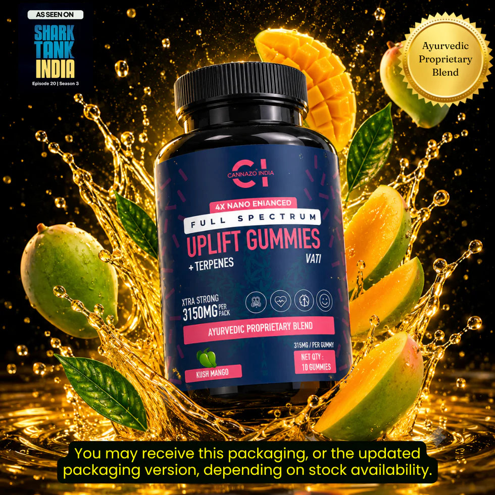 Cannazo India - Uplift Gummies (Vatis) – Strong Vati for Depression, Chronic Pain and Insomnia, De-addiction | 315mg