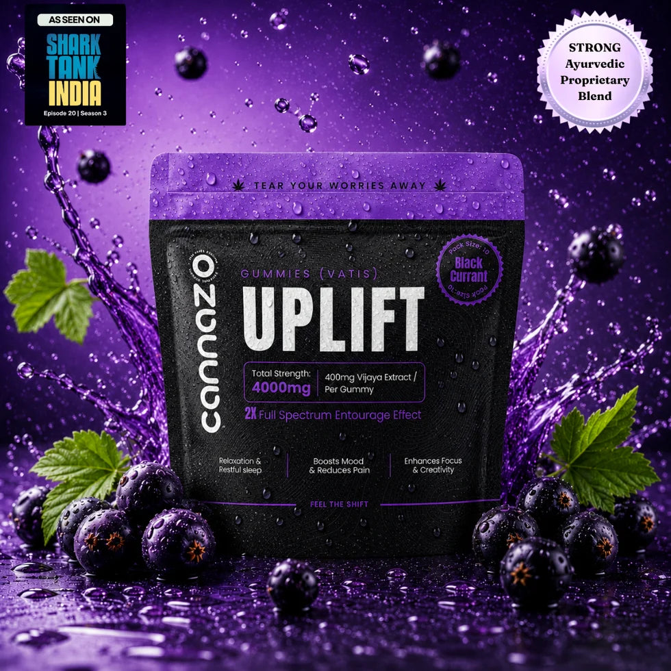 Cannazo India - Uplift Gummies (Vatis) | Black Currant (400mg)