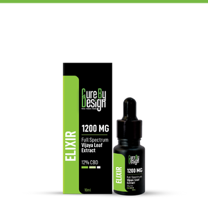 Get Cure By Design Full Spectrum Elixir (12%) Vijaya Polyherbal Blend