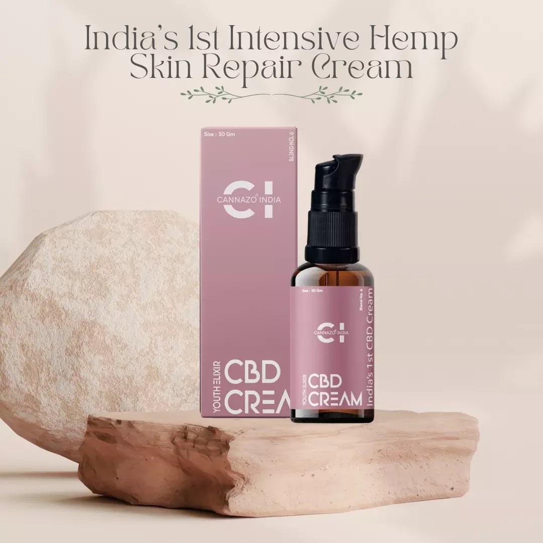 CannazoIndia Youth Elixir: India's First CBD / Vijaya Skin Care Cream