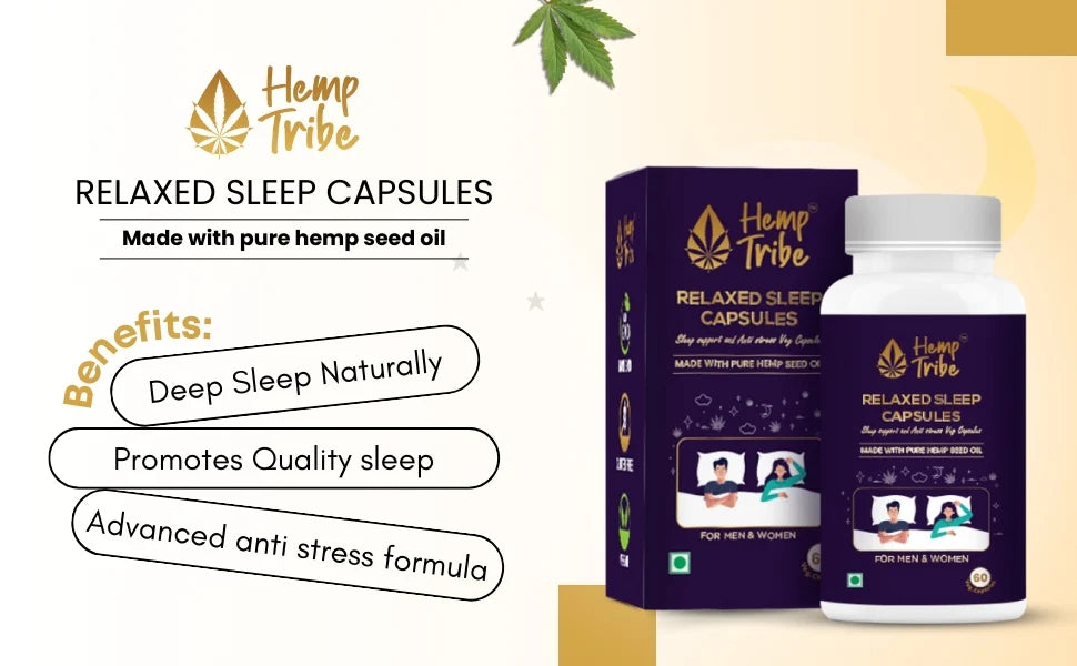 Hemp Tribe: Relaxed sleep Capsules