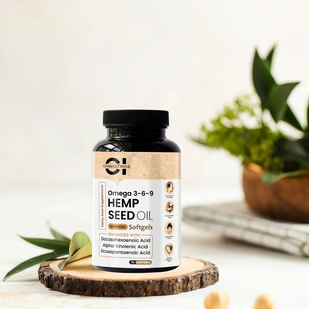 Cannazo India Hemp Seed Oil Softgels