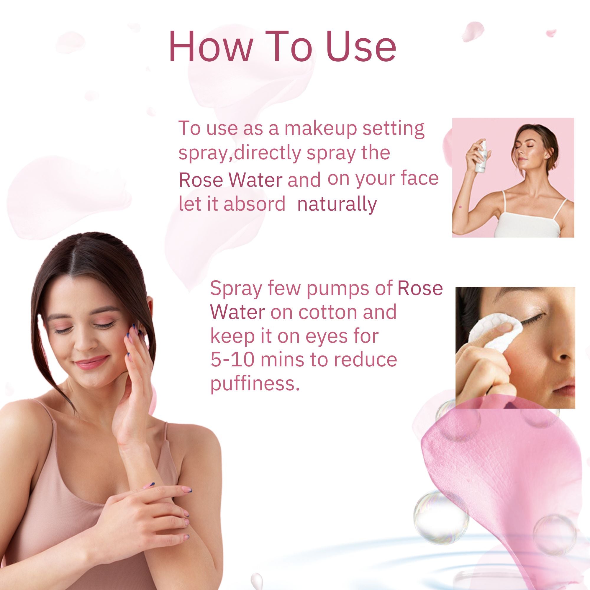 Cannarma Bulgarian Rose Water Spray (50ml)