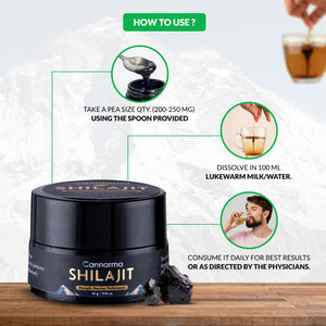 Get Shilajit Shilajeet Pure Himalayan Resin Cannarma 10g