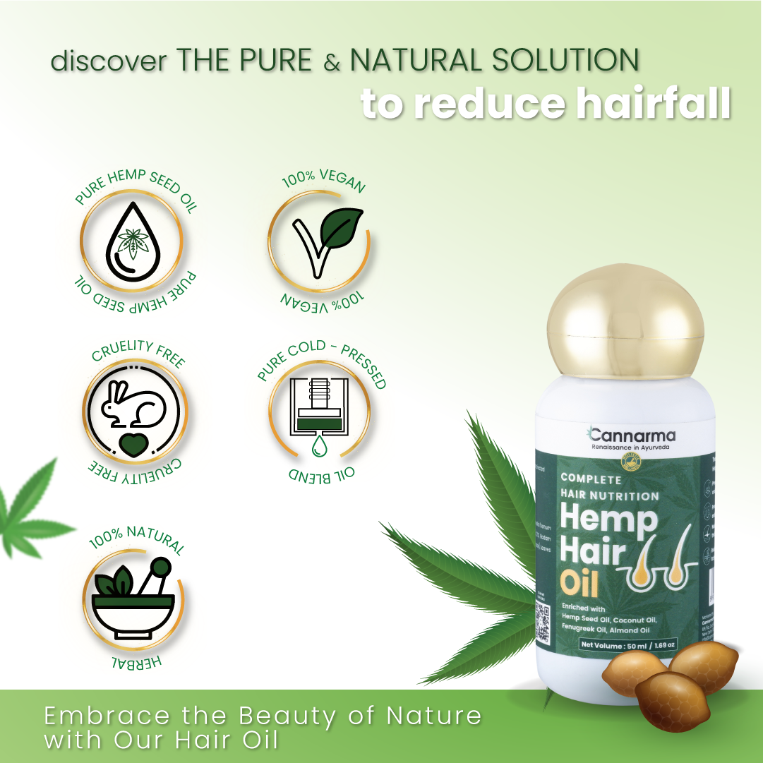 Cannarma Hemp Hair Oil (50ml)