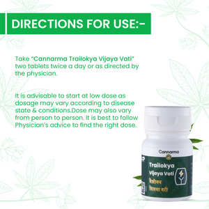 Get Cannarma Trailokya Vijaya Vati Pain Relief Tablet 30tab