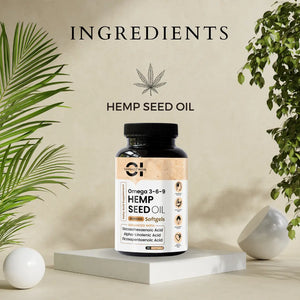 Get Cannazo India Hemp Seed Oil Softgels