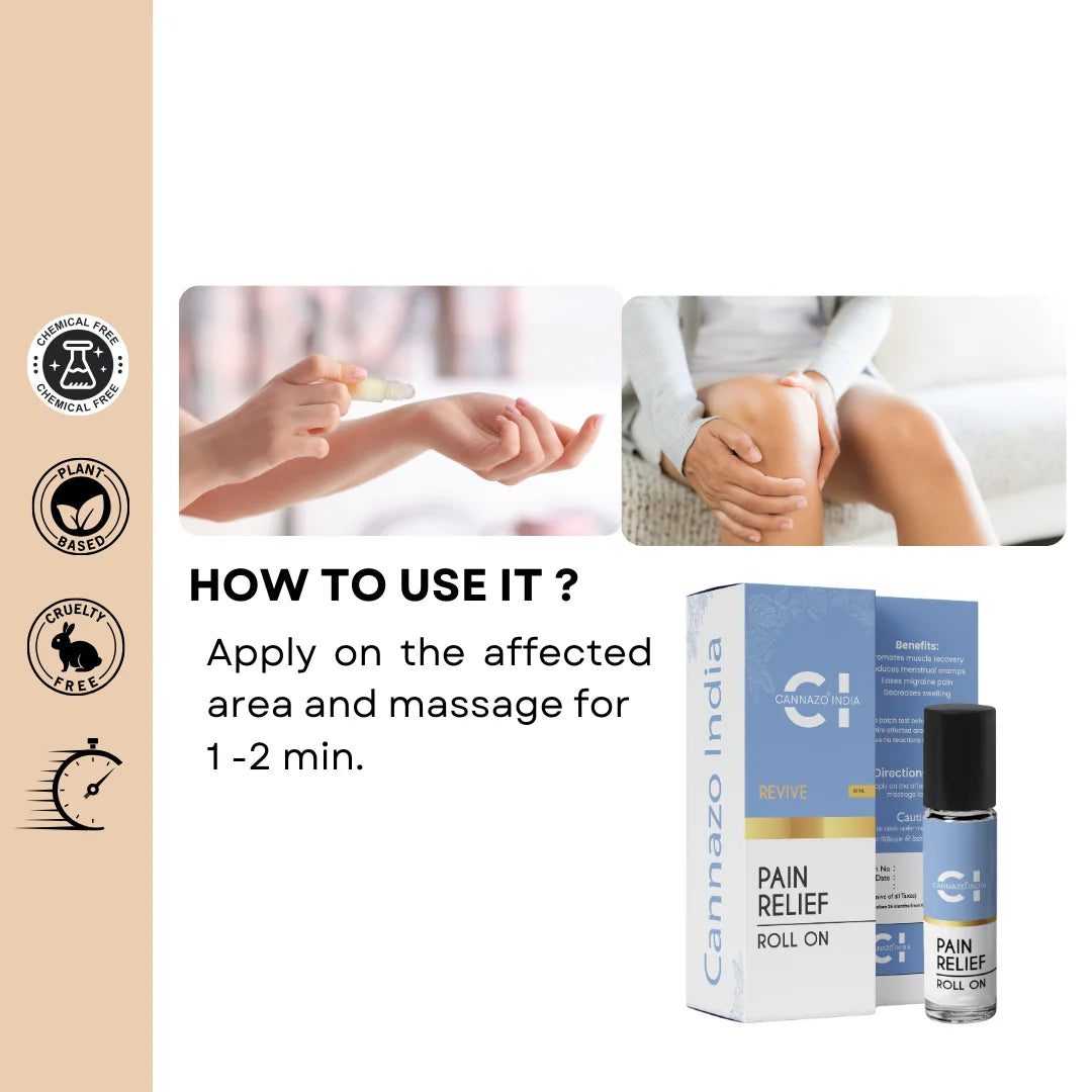 Cannazo India Revive – Pain Relief – Roll On