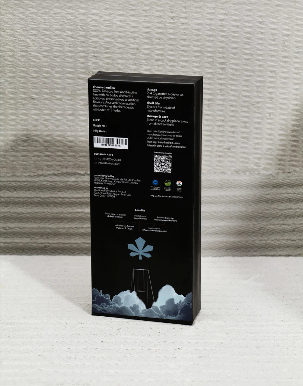 The Trost Hemp Herbal Cigarettes -Smoky Rollen (10x5 Pack)