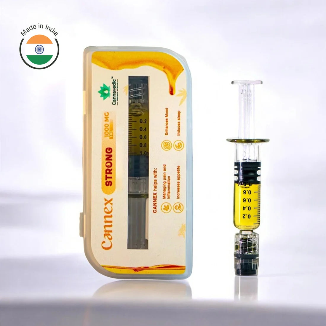 Cannavedic CannEx Strong, Purified Vijaya Leaf Extract 1000mg | 1ml
