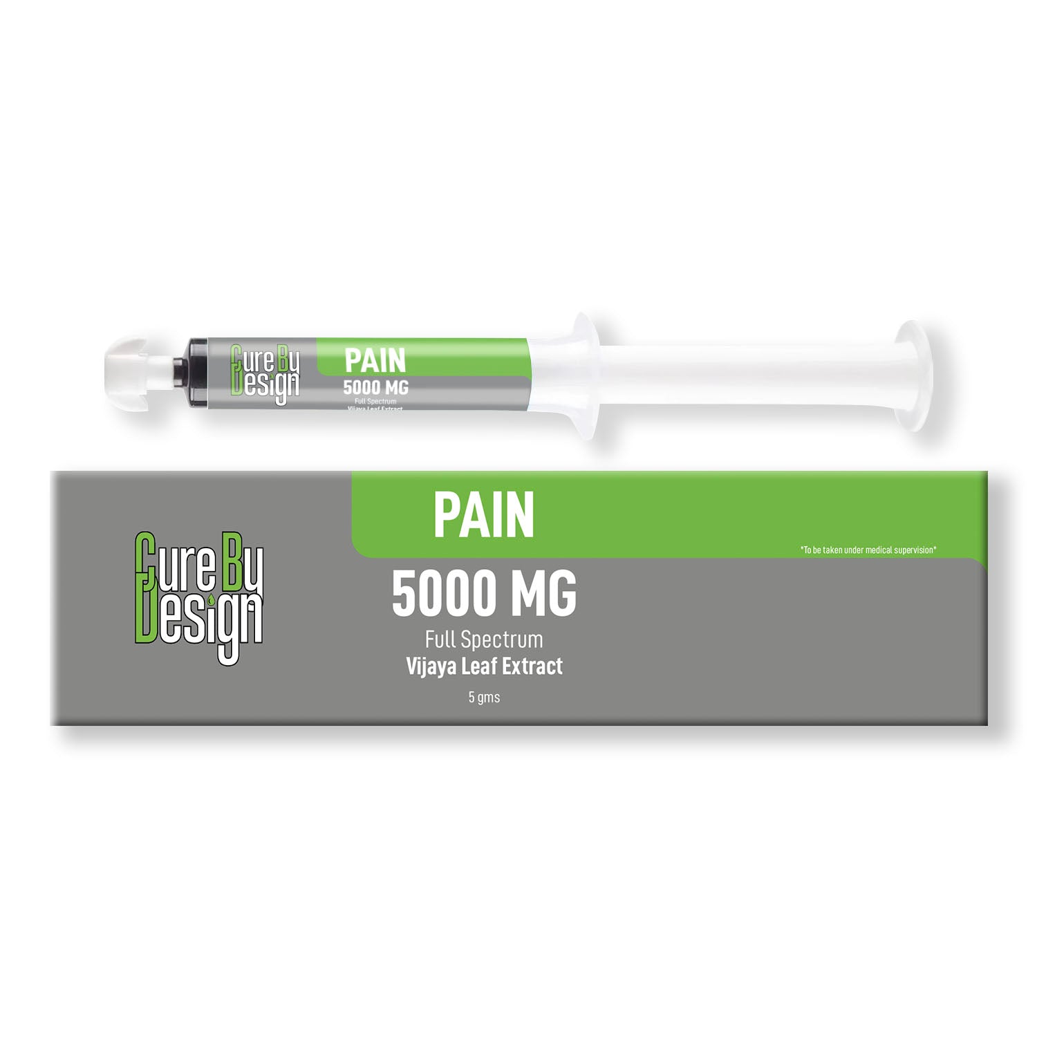 Cure By Design - Pain Full Spectrum Vijaya Extract 5000 mg (CBD:THC 1:4)