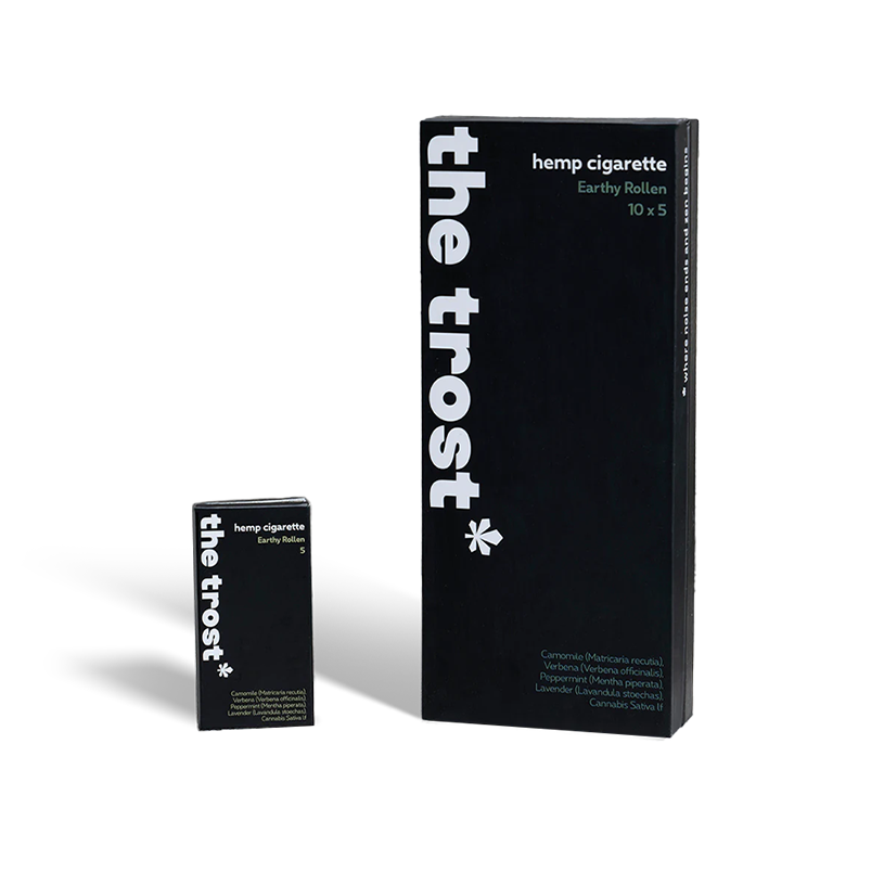 The Trost Hemp Herbal Cigarettes -Earthy Rollen (10x5 Pack)