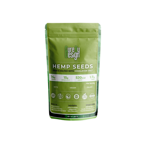 Cure By Design Hemp Seed Toasted With Pink Salt 250gm