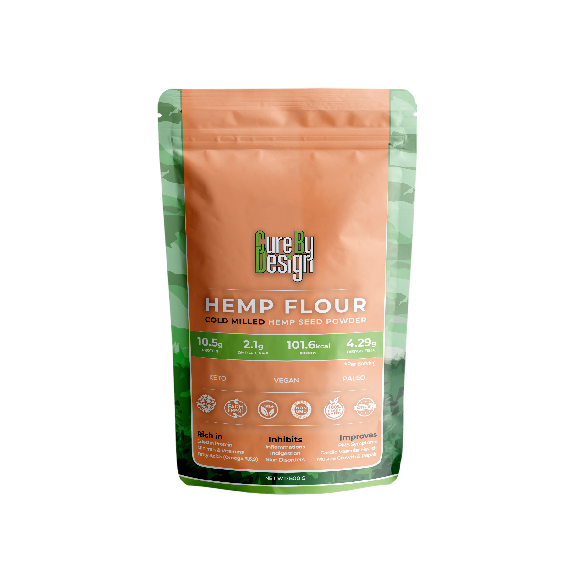 Cure By Design Hemp Seed Flour