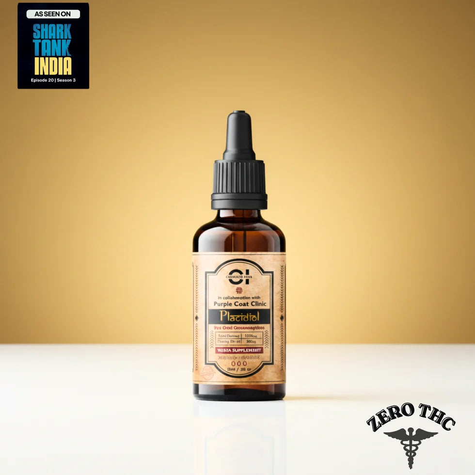 Cannazo India Placidiol: Pure CBD Drops (THC-Free) for Epilepsy, Autism and Neurological Support