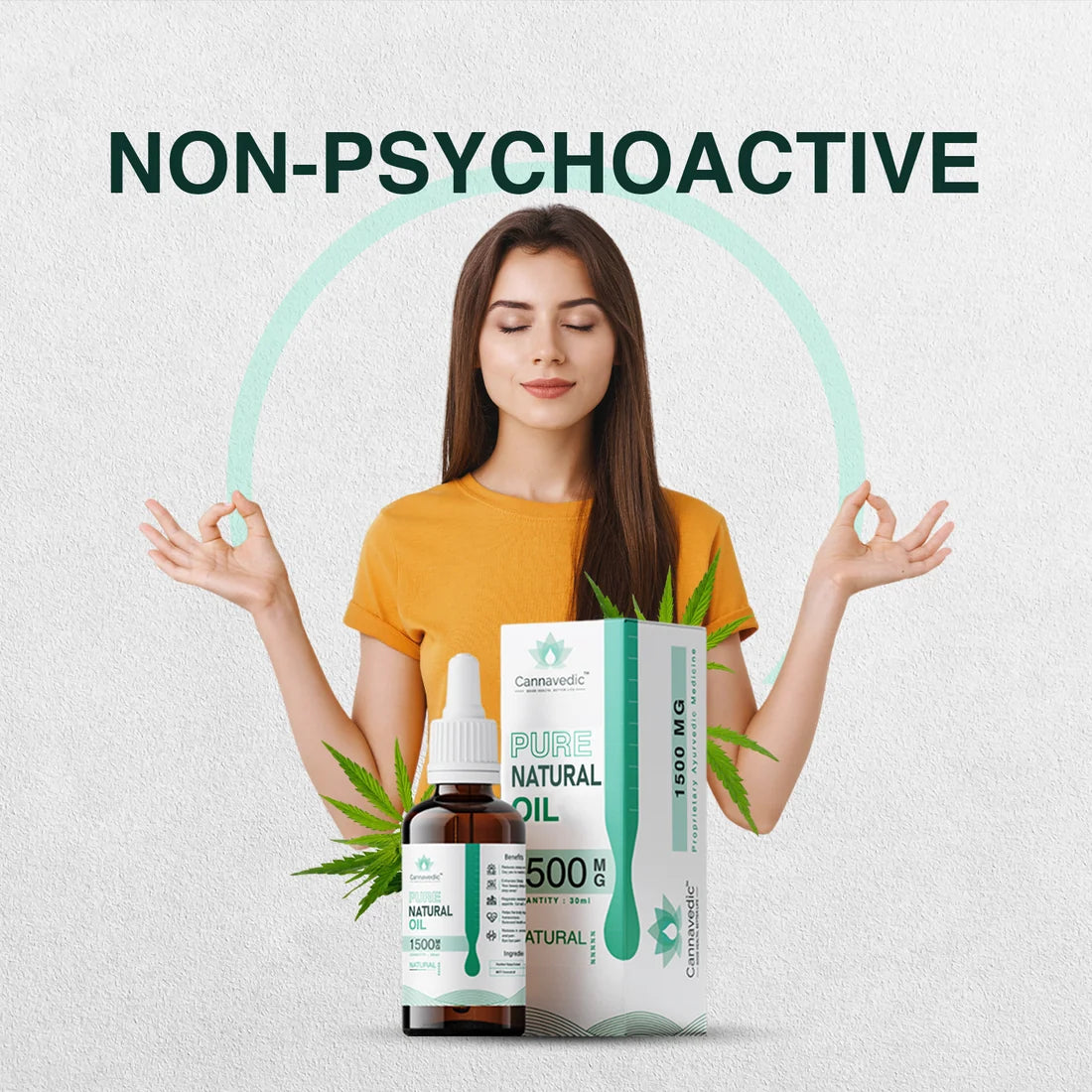 Cannavedic Pure Vijaya Oil Natural 1500mg | 30ml - 50mg/ml