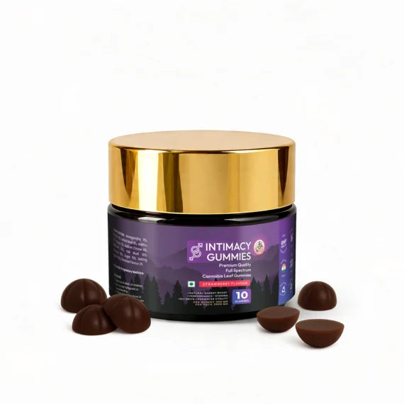 Polyherbs Intimacy CBD Gummies 200mg Per Gummy, (1:1)