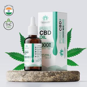 Cannavedic Pure CBD Oil Natural 1000mg - 10ml