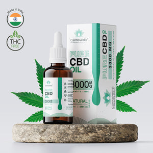 Cannavedic Pure CBD Oil Natural 3000mg - 30ml