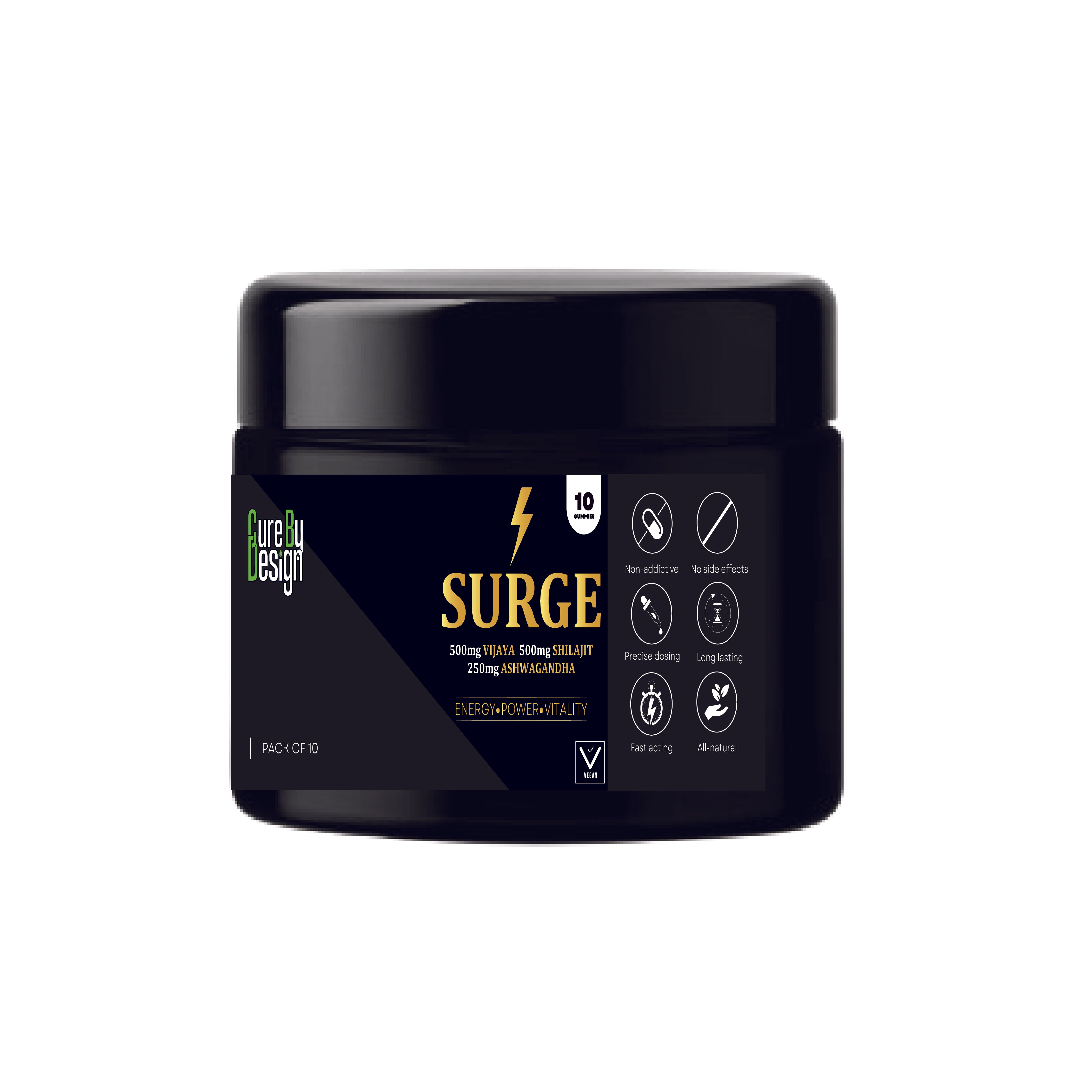 Cure By Design SURGE Gummies