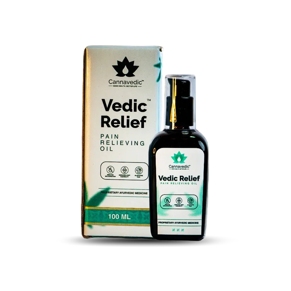 Cannavedic Vedic Relief – Pain Relief Oil | 100ml