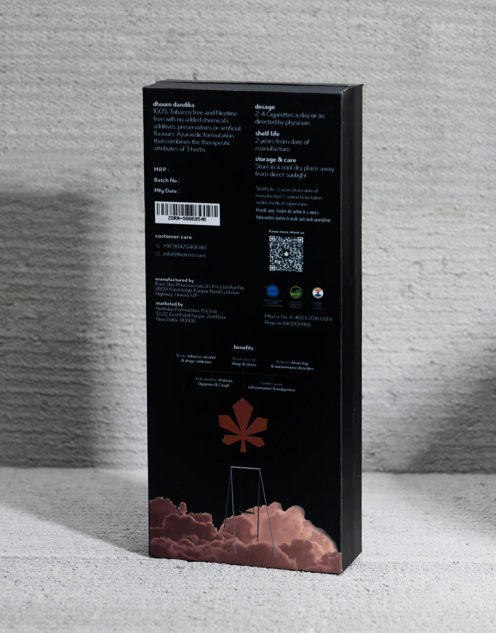 The Trost Hemp Herbal Cigarettes -Woody Rollen (10x5 Pack)