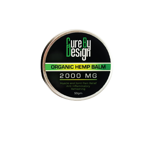 Cure By Design Organic Hemp Balm 2000mg CBD 50gm