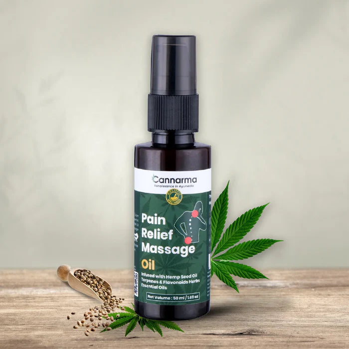 Cannarma Hemp Pain Relief Massage Oil (50ml)