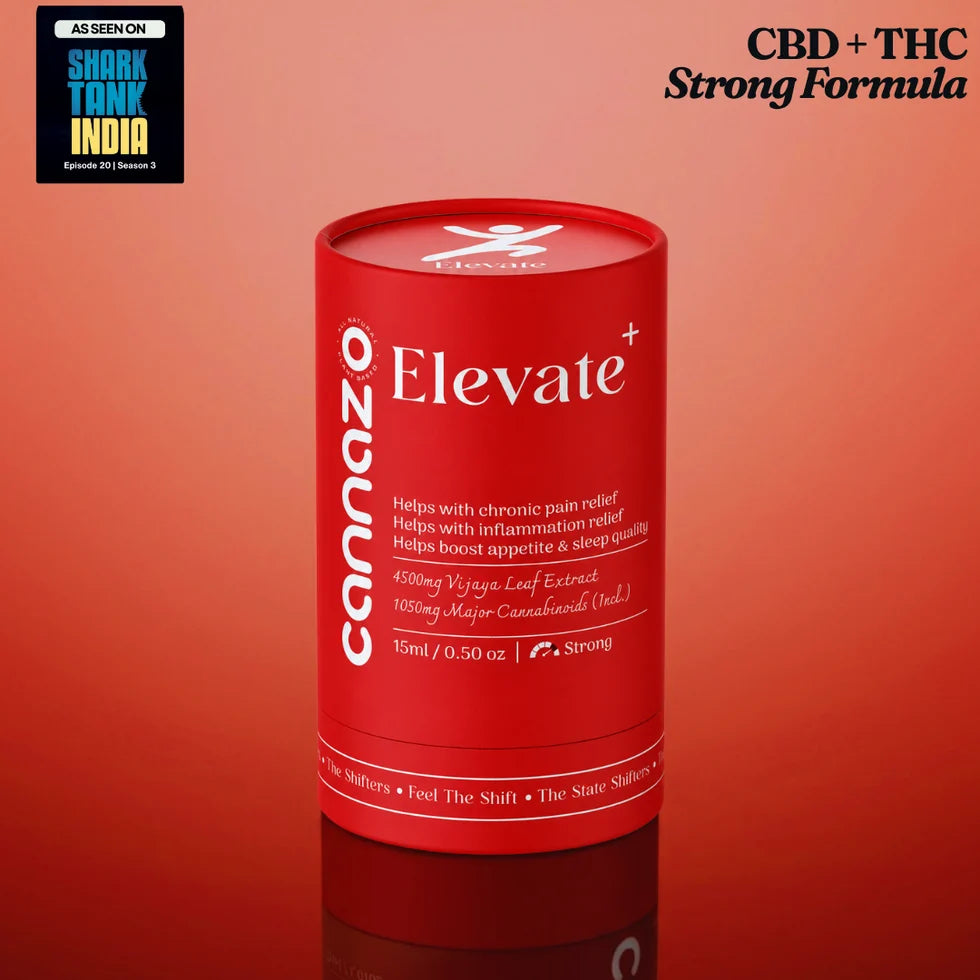 Cannazo India ELEVATE + Drops (Vijaya Ambrosia) – CBD+THC Formula