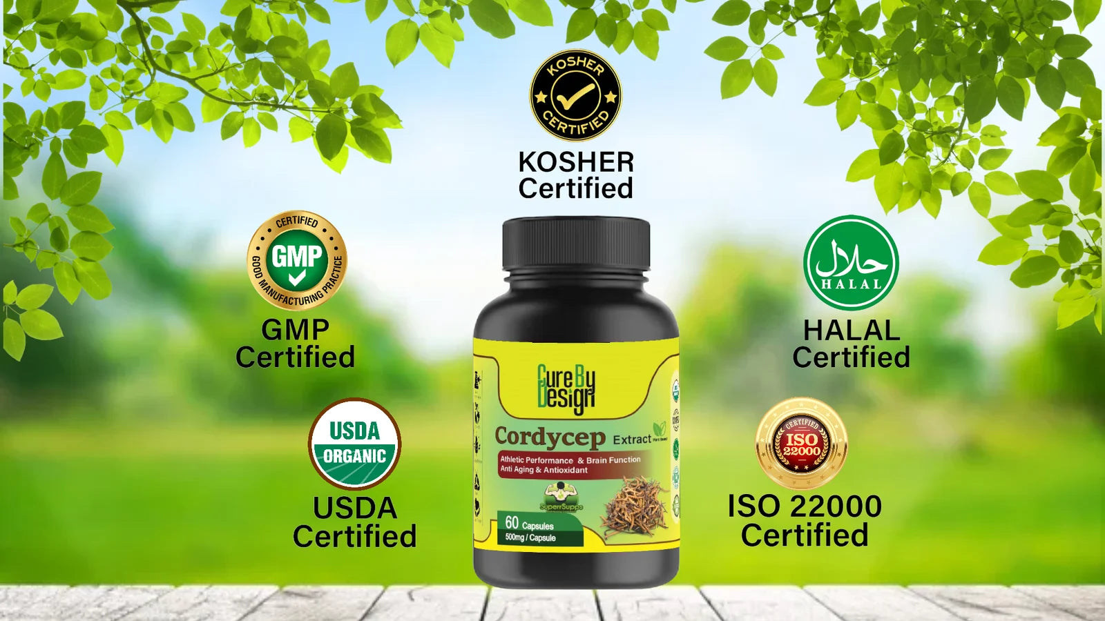 Cure By Design Codycep Mushroom Extract