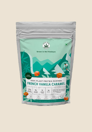 Get India Hemp Organics Hemp Powder – French Vanilla Caramel