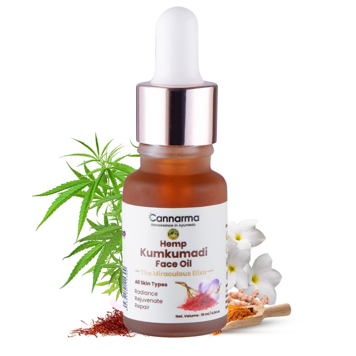 Cannarma Hemp Kumkumadi Tailam Face Oil (10ml)