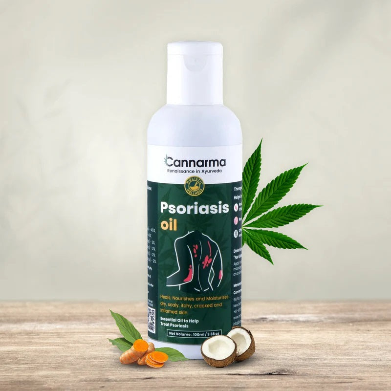 Cannarma Ayurvedic Psoriasis Oil 100ml for skin & Scalp