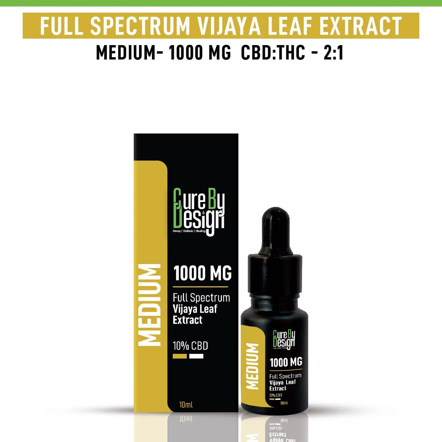Cure By Design Vijaya Full Spectrum Medium 10%