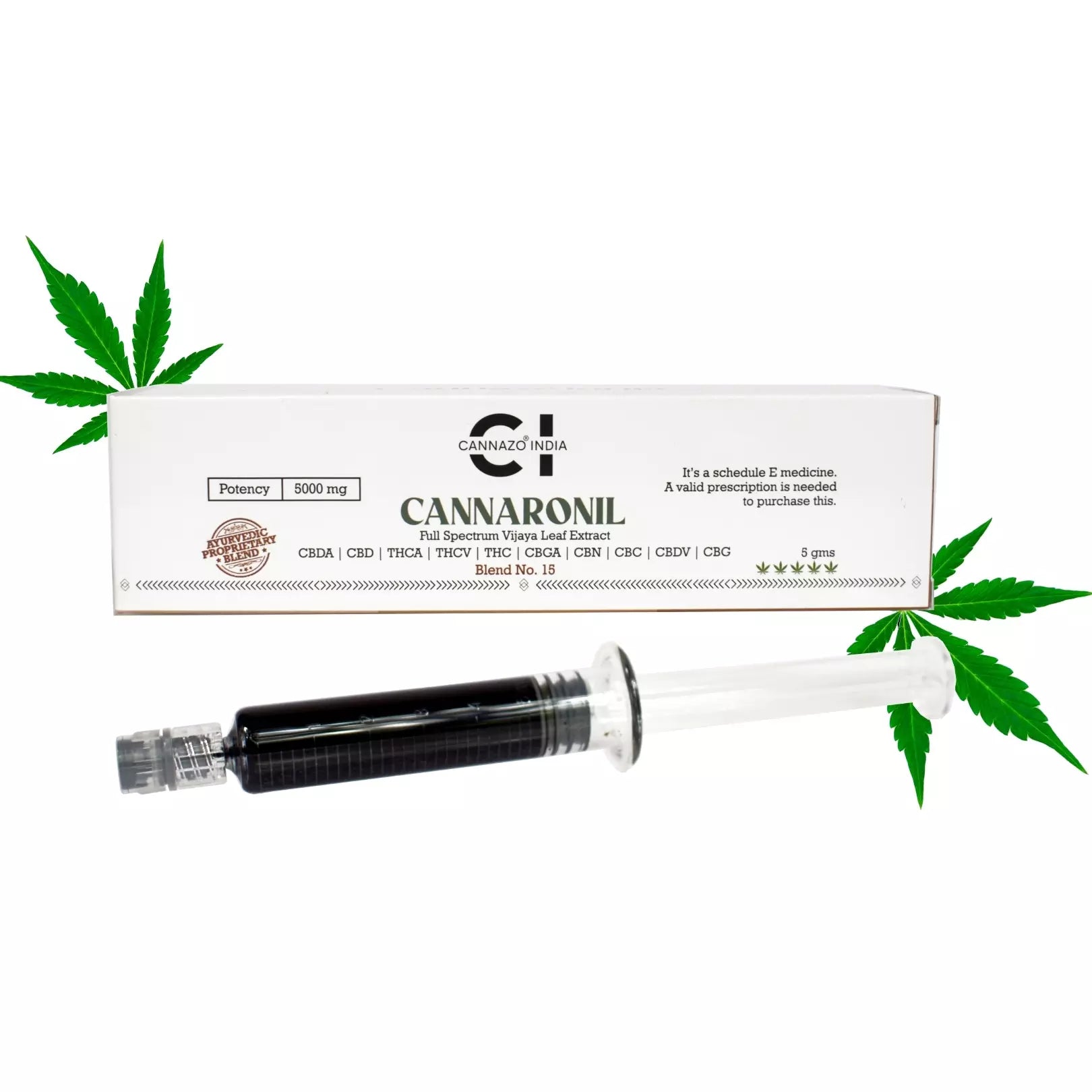 Cannazo India Cannaronil 5000mg - 1:1 Balanced