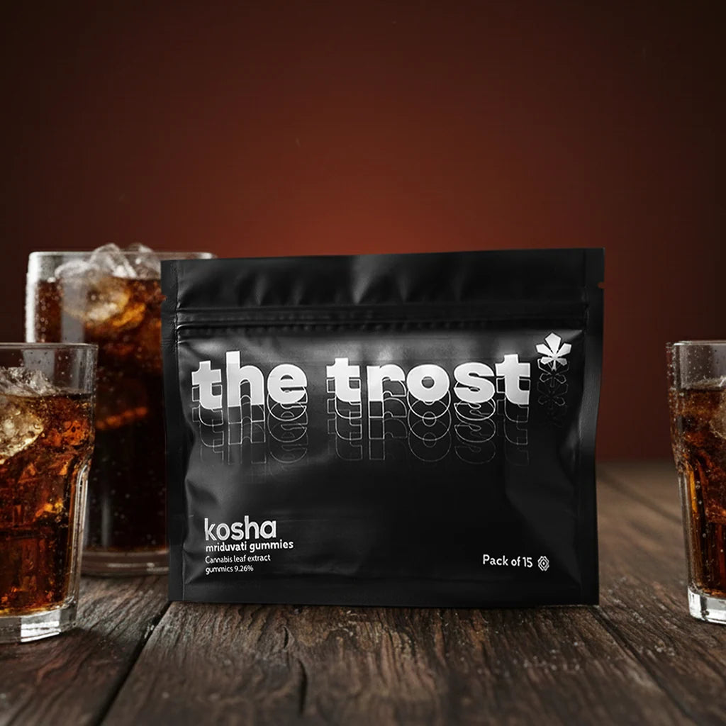 The Trost Kosha Mriduvati Gummies Cola Flavor 9.26 Cannabis Extract