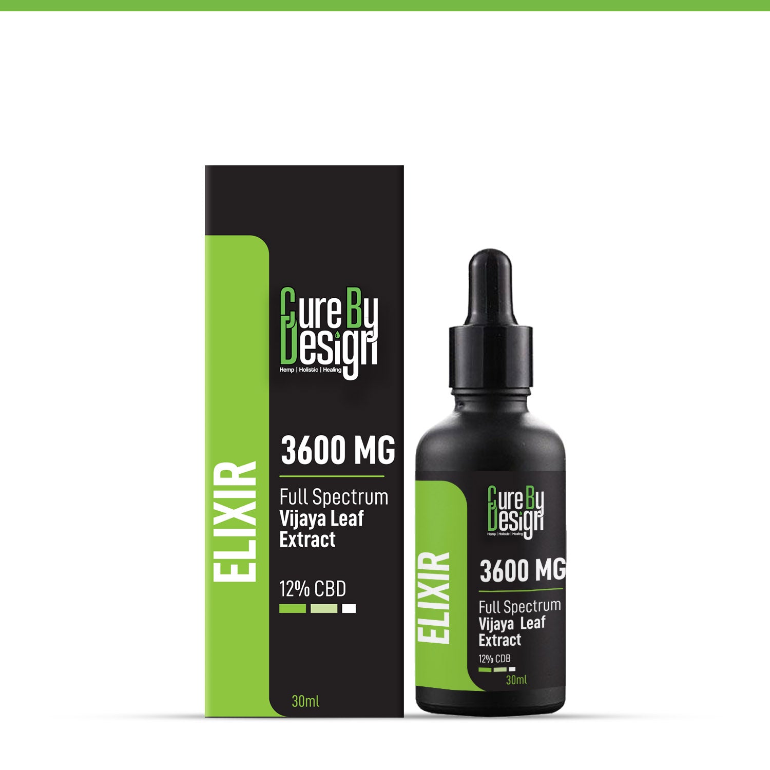 Cure By Design  Vijaya Full Spectrum Elixir (12%) Polyherbal Blend