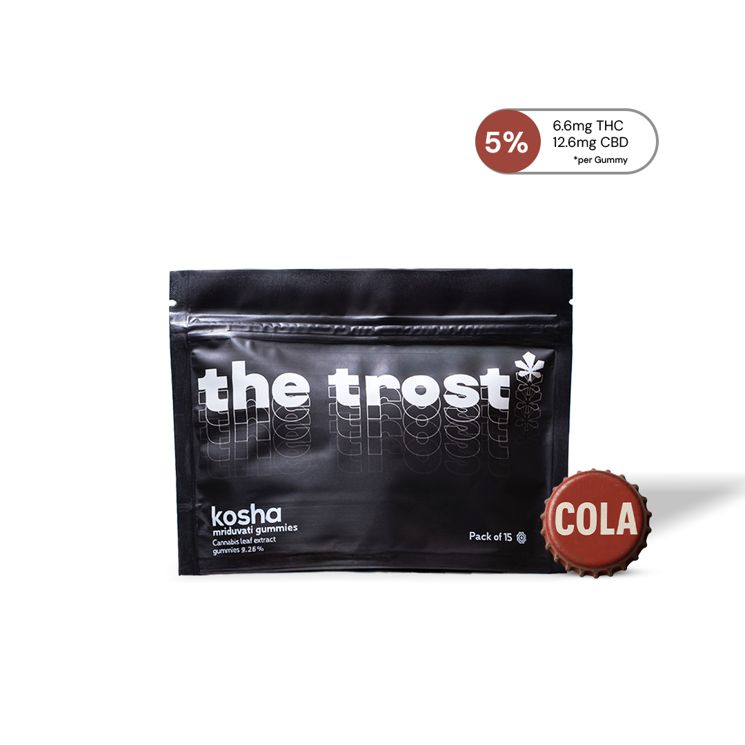 The Trost Kosha (Cola Flavor) - Cannabis Gummies (Mriduvati)- 5% Cannabis Extract