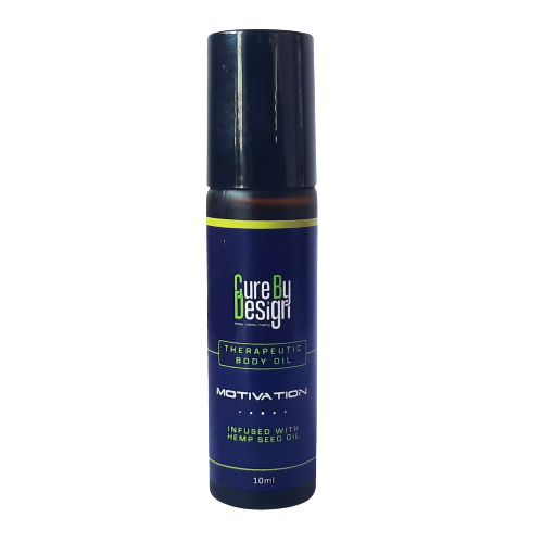 Cure By Design Therapeutic Healing  Roll on - Motivation  10ml