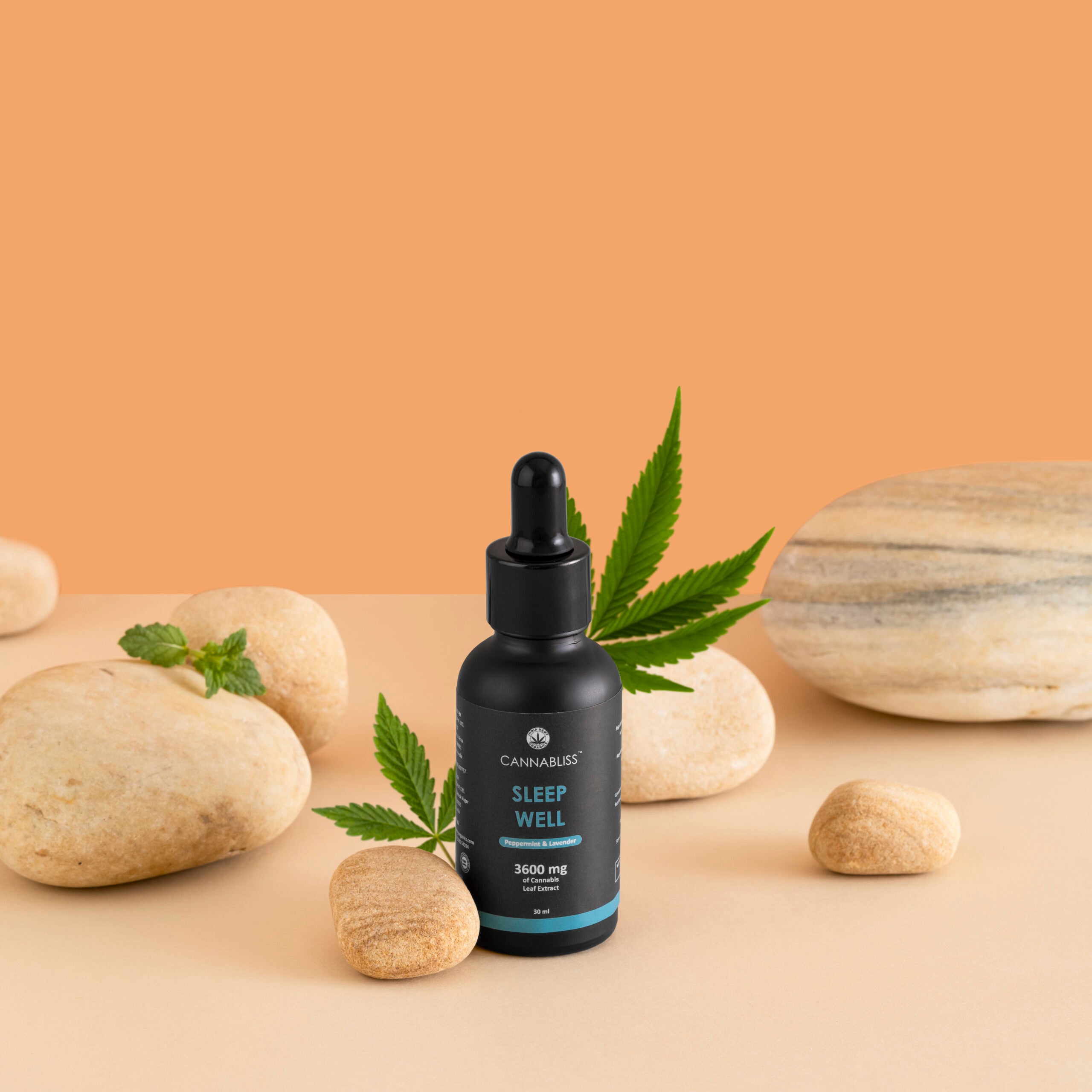 CannaBliss  Sleep Well Full-Spectrum CBD Oil 1200mg/3600mg