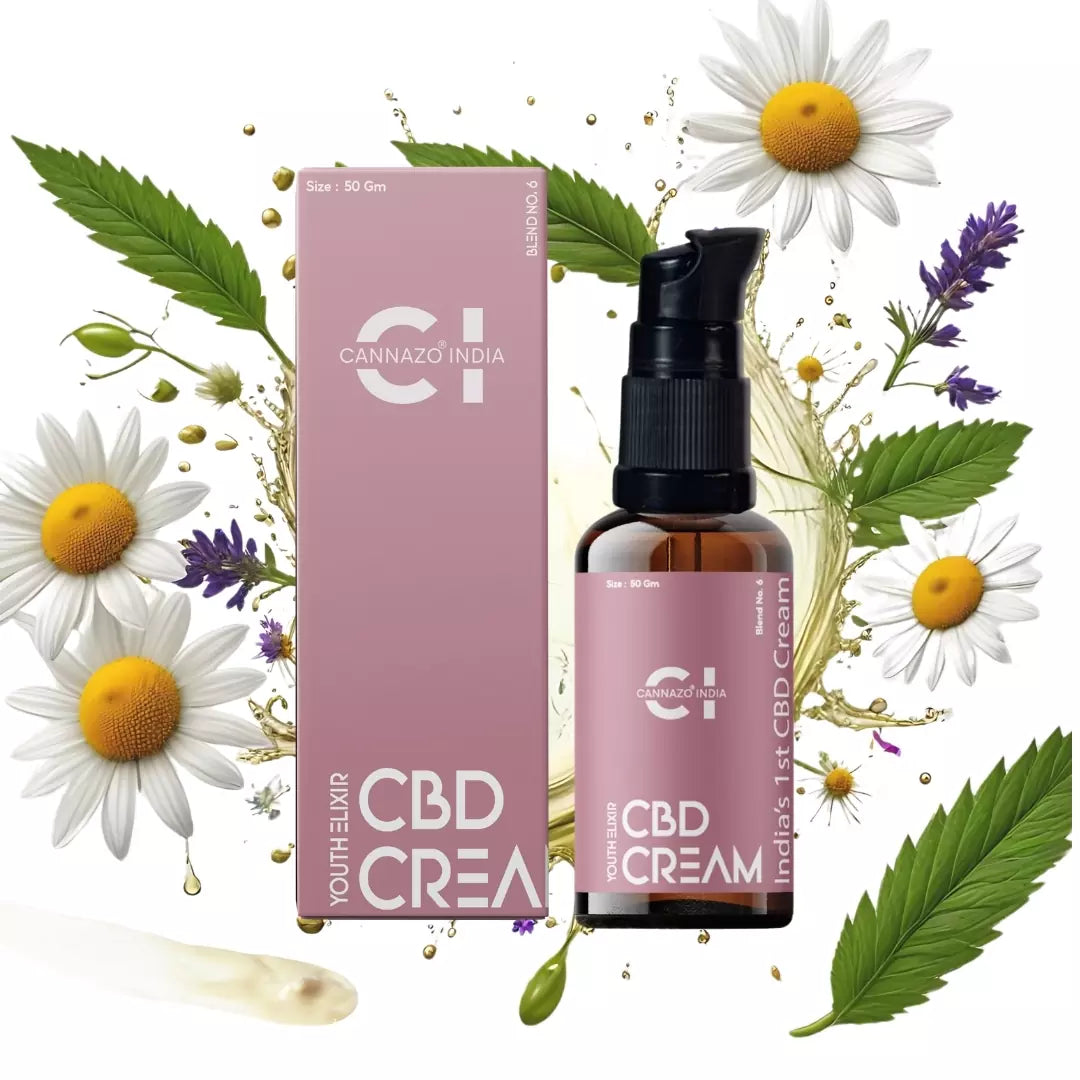 CannazoIndia Youth Elixir: India's First CBD / Vijaya Skin Care Cream