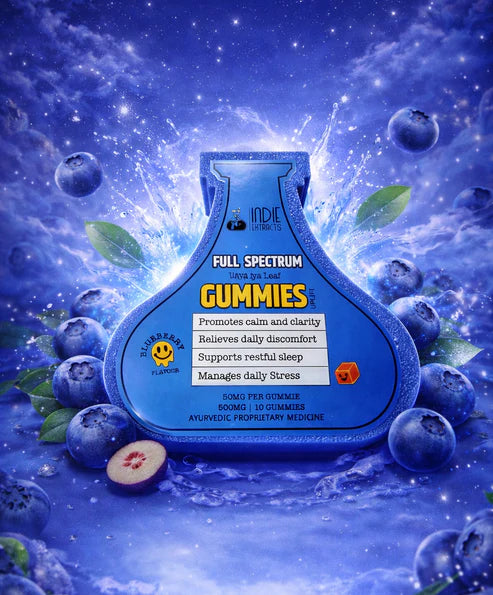 Indie Extracts  Full Spectrum | 10pc Gummies | Blueberry
