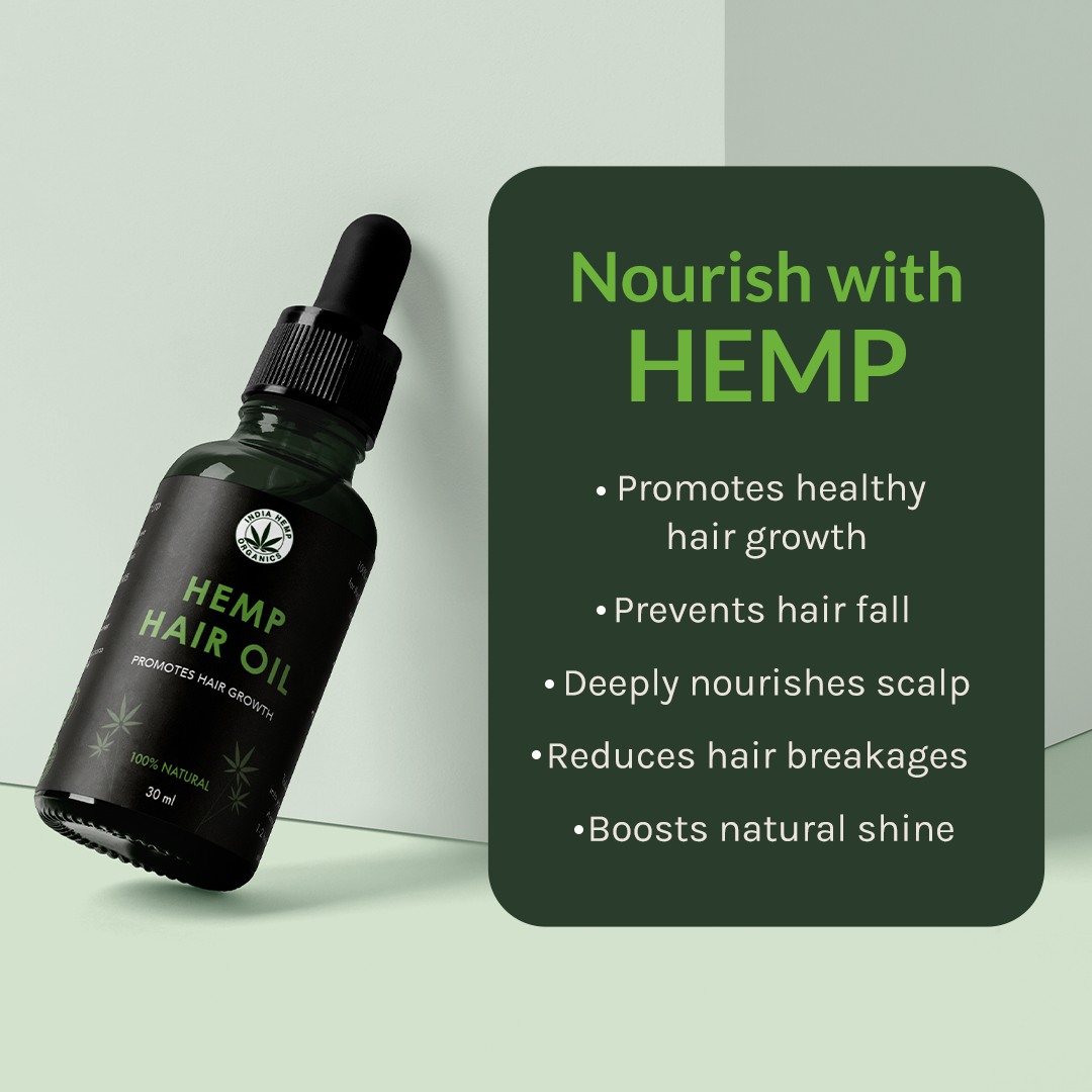 India Hemp Organics Hemp Hair Oil