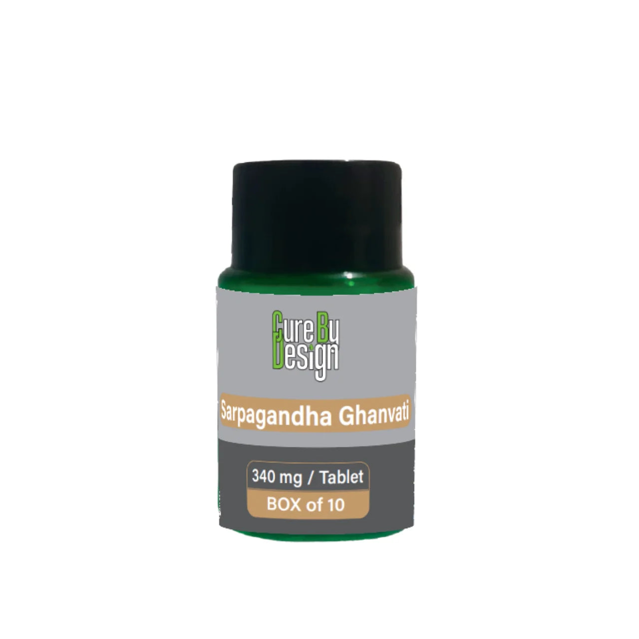 Cure By Design Sarpagandha Ghanvati 340 mg- Blood Pressure & Hypotension Management