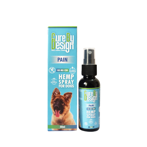 Cure By Design Hemp Spray For Pets - Pain
