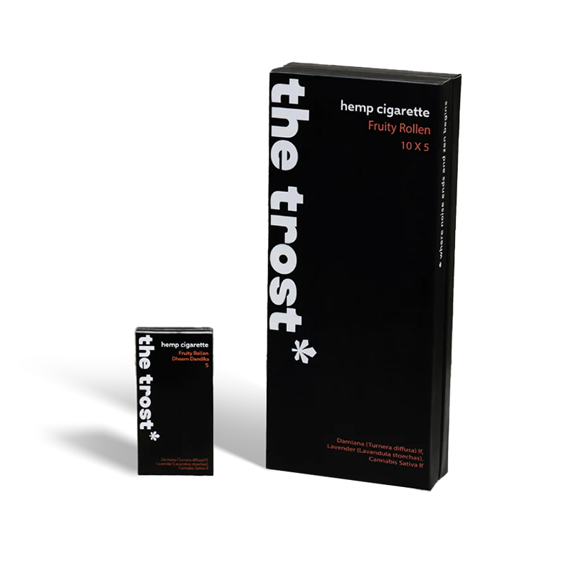 The Trost  Hemp Herbal Cigarettes -Fruity Rollen (10x5 Pack)