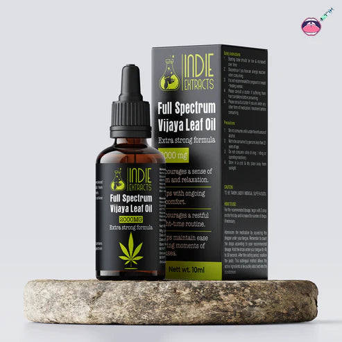 Indie Extracts Full Spectrum Vijaya Leaf Oil | 2000MG(frost mint)