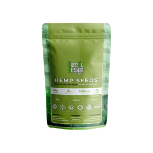 Cure By Design Hemp Seed Toasted With Pink Salt 500gm