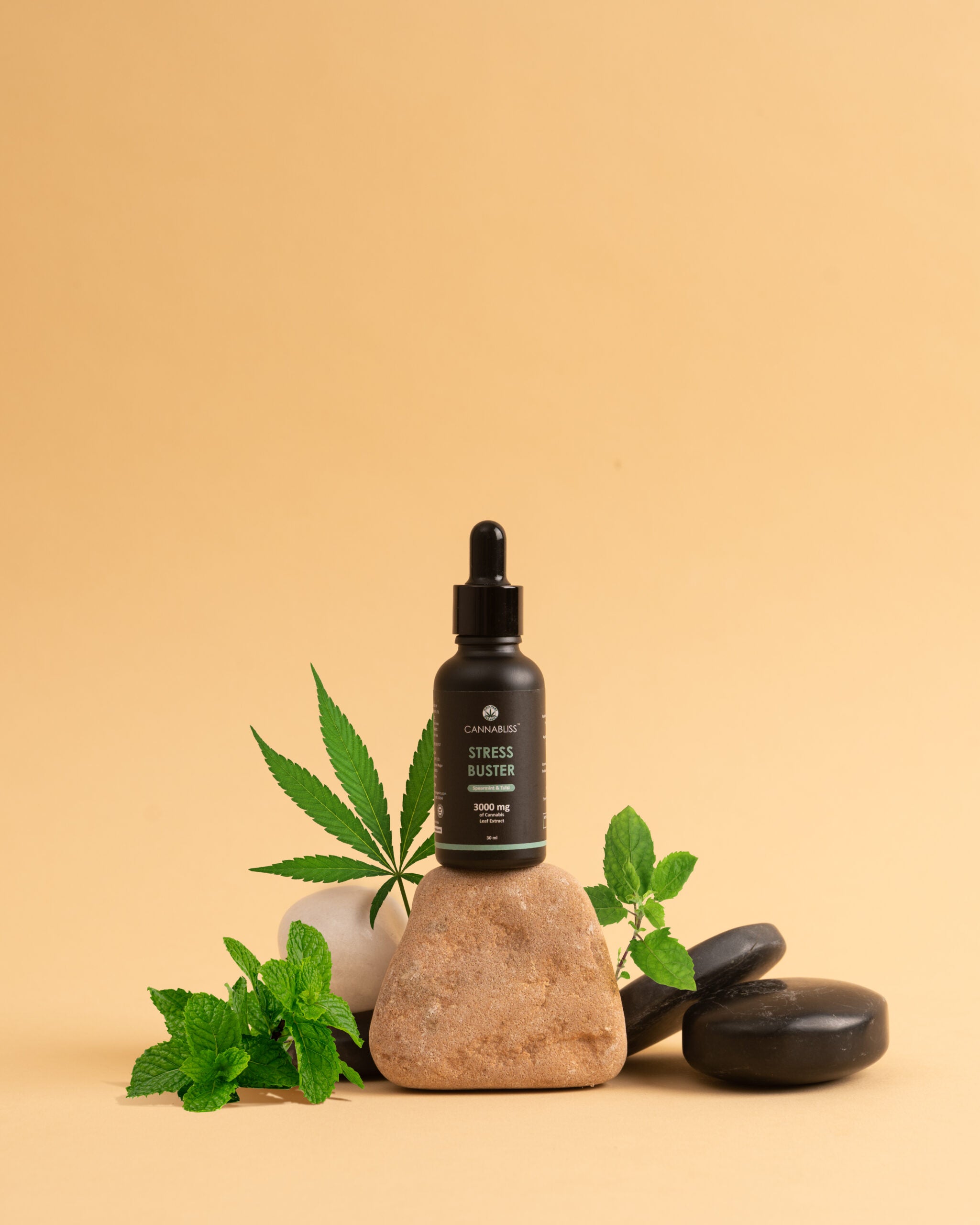 CannaBliss  Stress Buster Full-Spectrum CBD Oil 1000mg/3000mg